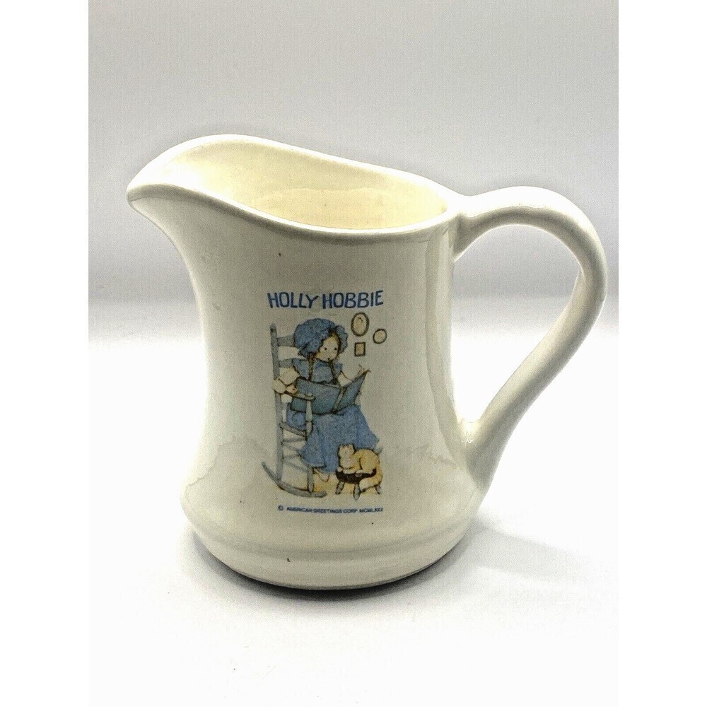 Vintage HOLLY HOBBIE Ceramic Creamer Pitcher American Greetings